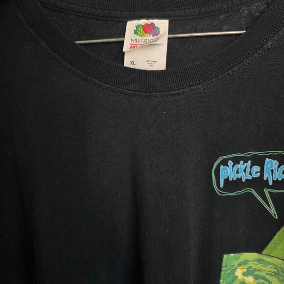 Pickle Rick Faux Pocket Tee Shirt XL - Picture 3 of 6